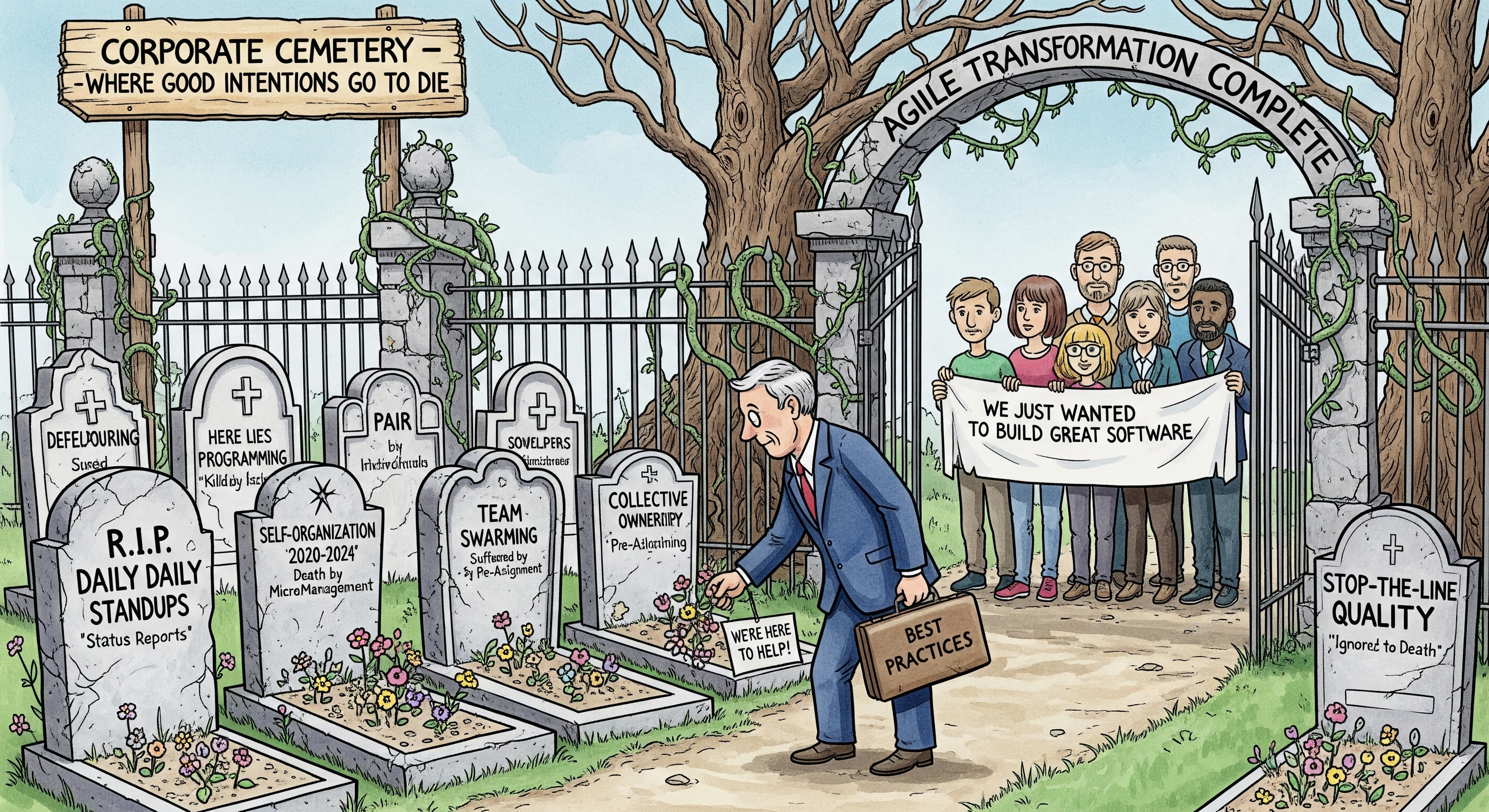 Illustration for 13 Ways We Kill High-Performing Teams